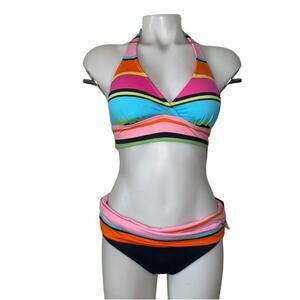 Anne Cole Signature Tankini Set – Multicolor – Size S – New with Tags